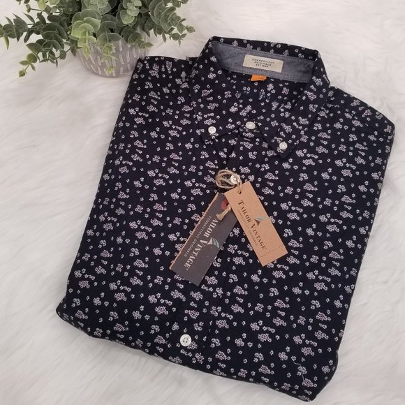 (NWT) Tailor Vintage Men's Long Sleeve Shirt (Size Small) - Picture 1 of 5